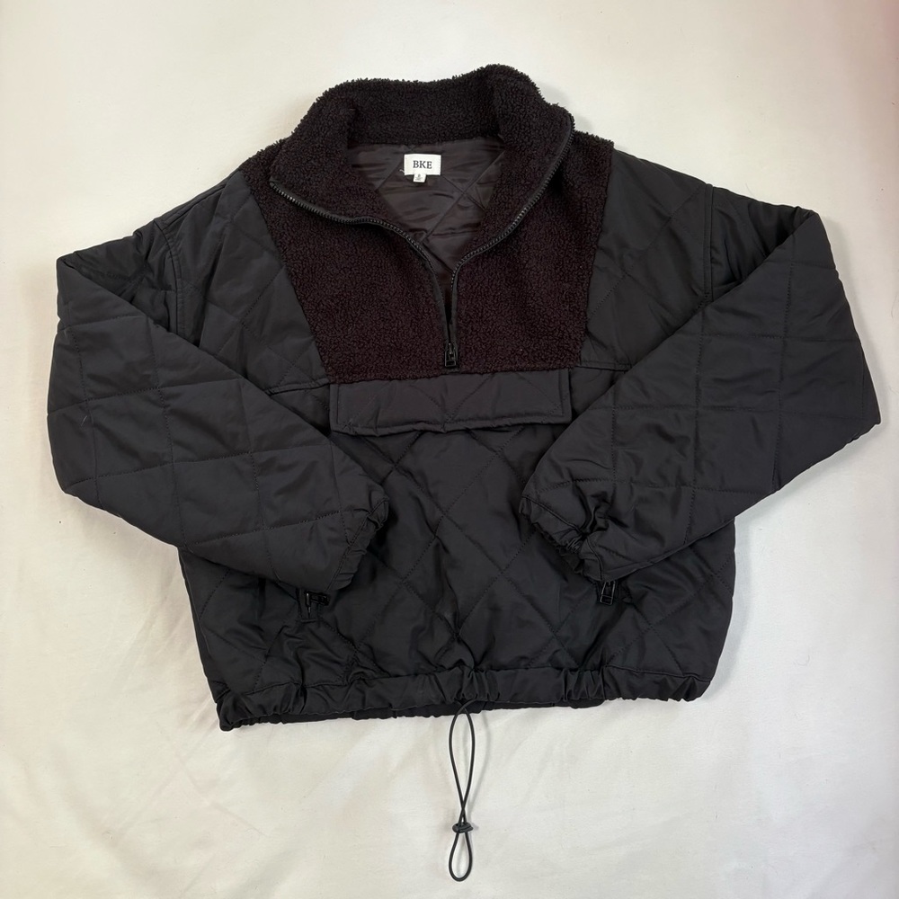 Bke Crop Quilted Pullover Jacket - image 1